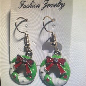 Fashion Jewelry Red and Green Dinosaur Earrings